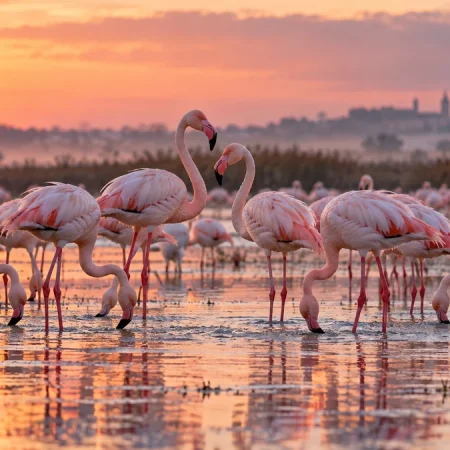 En novembre, les flamants roses de Camargue changent d’allure avant un étonnant spectacle hivernal
