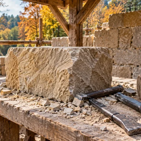 En Bourgogne, ce château fort se construit encore avec les techniques du Moyen Âge