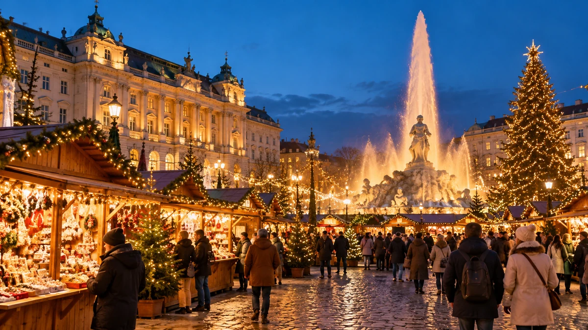 Vienne inaugure un nouveau marché de Noël en 2026 dans un décor que les visiteurs connaissent rarement