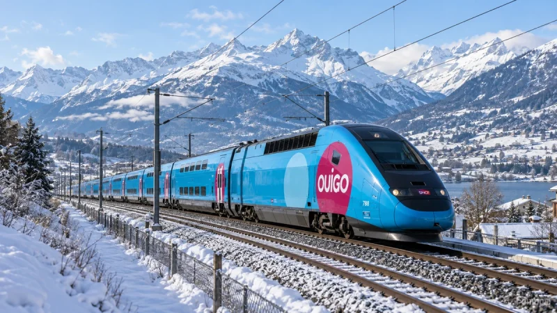 OUIGO change sa carte cet hiver : les nouvelles dessertes à connaître pour partir vers l’Alsace et les Alpes