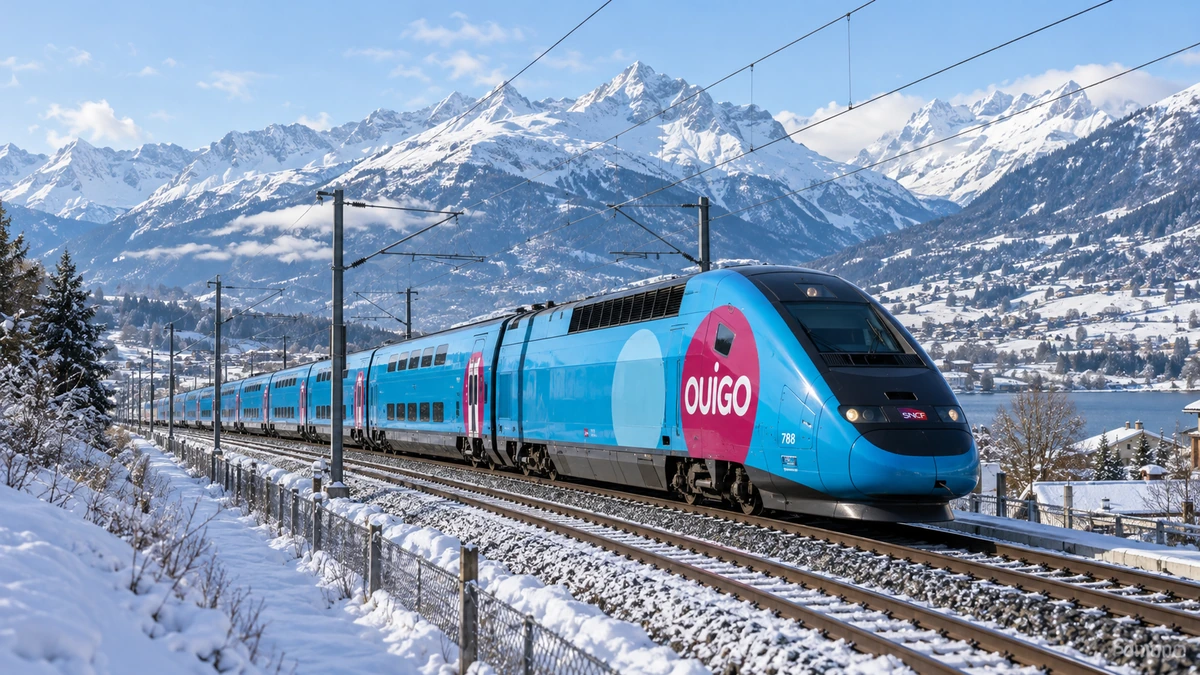 OUIGO change sa carte cet hiver : les nouvelles dessertes à connaître pour partir vers l’Alsace et les Alpes