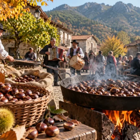Dans ce village portugais, la Saint-Martin se fête avec châtaignes, miel et traditions rurales