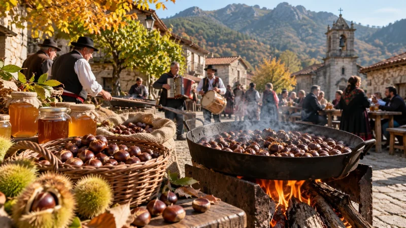 Dans ce village portugais, la Saint-Martin se fête avec châtaignes, miel et traditions rurales