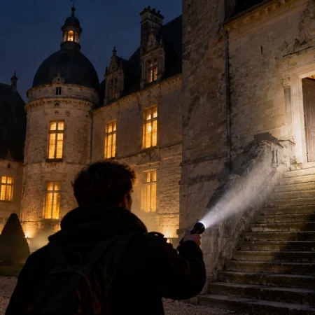 Une nuit à la lampe torche va ouvrir les combles habituellement fermés de ce château de la Loire