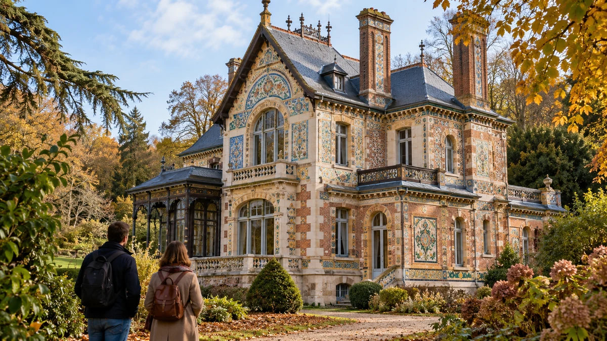 Cette maison bourguignonne était un catalogue grandeur nature pour vendre des céramiques